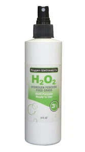 ❤️ Limpiador de botellas en aerosol con peróxido de hidrógeno de grado alimenticio 3% H2O2 8 oz  - Imagen 1 de 1