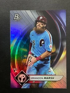 Brandon Marsh 2022 Bowman Platinum Rookie Philadelphia Phillies Card #4 - Bild 1 von 2