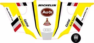 Audi Skin for Logitech G29 G920 G27 G25 - Custom Vinyl Decal Sticker Graphic 2 - Picture 1 of 1