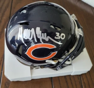 Mike Brown signed Chicago Bears Riddell mini helmet BAS Top 100 Bears - Picture 1 of 5