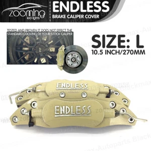 2 piezas 270 mm Metal 3D INFINITAS Estilo Universal Pinza de Freno Frontal Dorada LW01 - Imagen 1 de 9
