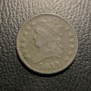 1811 Classic Head Half Cent XF Extremely Fine EF Key Date Low Mintage - Picture 1 of 2