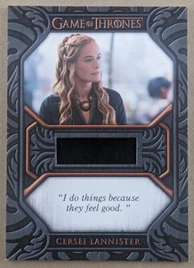 Game of Thrones Iron Anniv Relic Quotes QC1 Cersei Lannister "I do things..." - Picture 1 of 2