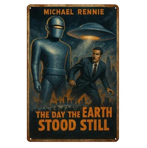the day the earth stood still Movie Metal Poster - Film Sign- Size: 20x30cm - Picture 1 of 4