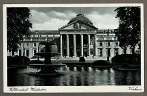 Postal Weltkurstadt WIESBADEN / KURHAUS, funcionó 1944 - Imagen 1 de 2