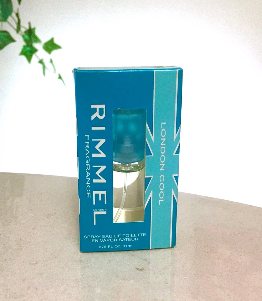 Туалетная вода-спрей Rimmel London Cool от Coty 0,375 унции 11 мл винтажная синяя новая в коробке - Изображение 1 из 1