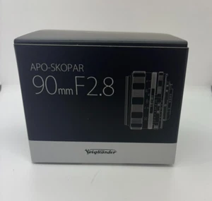 Voigtlander APO-SKOPAR 90mm F2.8 SL IIs silver rim medium telephoto - Picture 1 of 5