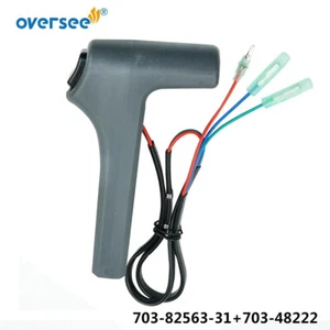 703-82563-31 Trim Tilt Switch with Handle For YAMAHA Outboard Motor Control Box - Foto 1 di 6