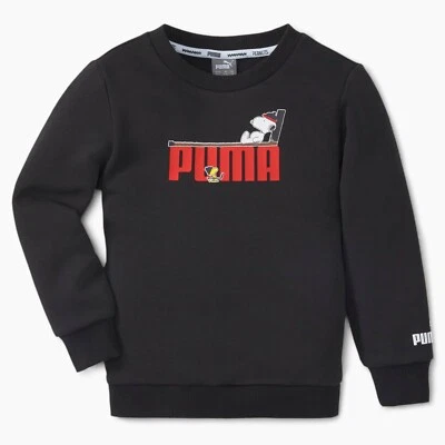 Sudadera para niños PUMA X PEANUTS cuello redondo precio de venta sugerido por el fabricante $ 38 nueva con etiquetas Foto 1 de 4