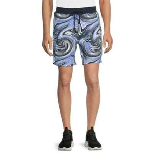 NEU MIT ETIKETT NO BOUNDARIES HERREN (SEITENTASCHEN) LOUNGE SHORTS WIRBELN BLAU GRÖSSE M 32-34 - Bild 1 von 1