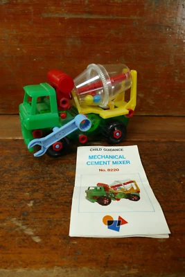 Child Guidance Mechanical Cement Mixer No.8220 Educational Take Apart Toy Truck - Image 1 of 4