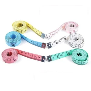 Paquete de 3 reglas de cinta métrica corporal paño de costura medida a medida 60 pulgadas 150 cm - Imagen 1 de 9