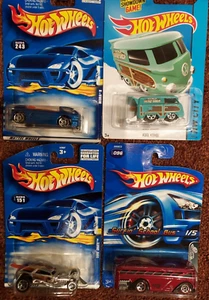 Hot Wheels surf vehicles lot of 4  2001 X2 2005 & 2013  Deora 2, Surf Crate, Bus - Picture 1 of 15