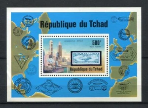 23701) TCHAD 1977 MNH** Zeppelin stamps s/s - Afbeelding 1 van 1