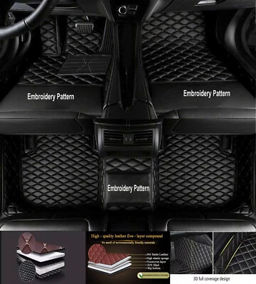 Alfombrillas impermeables de lujo para Audi RS3 RS4 RS5 RS6 RS7 R8 TT e-tron Foto 1 de 4