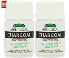 J.L Bragg's Charcoal Tablets 100 - Pack of 2 Free and Fast Delivery Across UK...