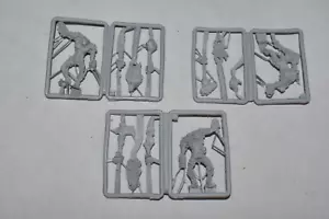 3 Warhammer Age of Sigmar: Beastclaw Raiders Icefall Yhetees GWS Resin NOS - Picture 1 of 5