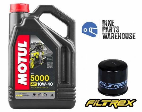Filtro de aceite Suzuki Hayabusa GSX1300R 2016 semisintético aceite MOTUL 5000 Foto 1 de 1