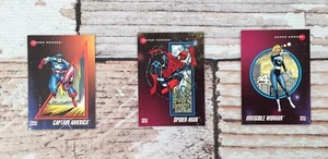 1992 MARVEL Super Heroes Prototypes (Captain America/Spider-Man/Invisible Woman) - Picture 1 of 2