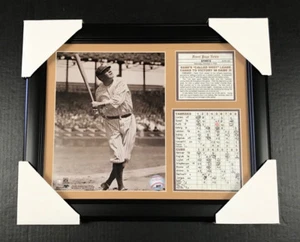 BABE RUTH 1932 WORLD SERIES HR CALLED SHOT 8X10 FRAMED PHOTO NEW YORK YANKEES - Picture 1 of 2
