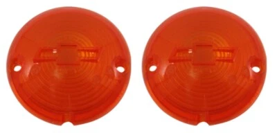 Nuevo juego de lentes de luz de estacionamiento ámbar pajarita para / 1957 Chevy 150 210 Nomad Bel Air Foto 1 de 4