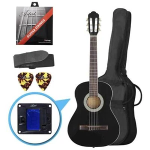 Artist CL34 - 3/4 Size Classical Nylon String Guitar Pack - Black - Picture 1 of 6