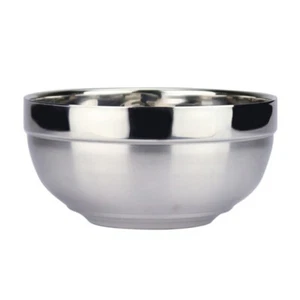 Heat Insulated 304 Stainless Steel Rice Soup Bowl with Double Wall Design - Picture 1 of 12
