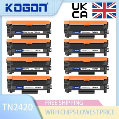 8 TN2420 Toner Fits for Brother HL-L2350DW L2310D MFC-L2710DW DCP-L2530DW - Image 1 of 4