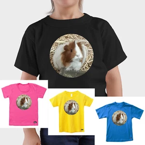 EAKS® Kinder T-Shirt "Angora Guinea Pig" Kids Shirt für Mädchen Meerschweinchen - Bild 1 von 17