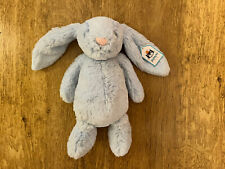 Jellycat ~ Medium Bashful Blue Bunny Rabbit Soft Toy ~ New with Tags