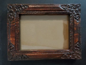 4x6 Carved Picture Frame - Picture 1 of 5