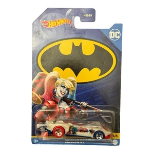 Hot Wheels Batman DC Comics Harley Quinn Gazella GT Playing Card Symbols Deco - Picture 1 of 3