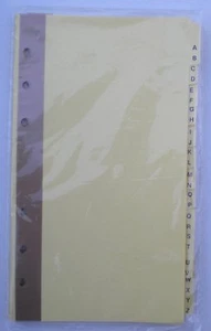 A-Z Index Dividers for 3-3/4" x 6-3/4" Mead 6-Ring Binders (46034), 13-Tab Set  - Picture 1 of 1