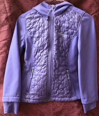 Abrigo Snozu Niñas Púrpura S 7/8 Capucha Foto 1 de 4