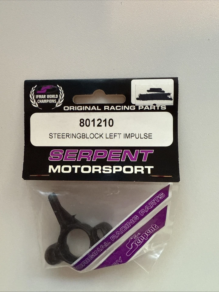 Serpent 801210 Impulse 1/10 200mm Left Side Steering Block