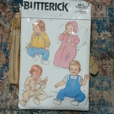 Chaqueta/pantalones/mono infantil Butterick patrón de costura 6813 Foto 1 de 4