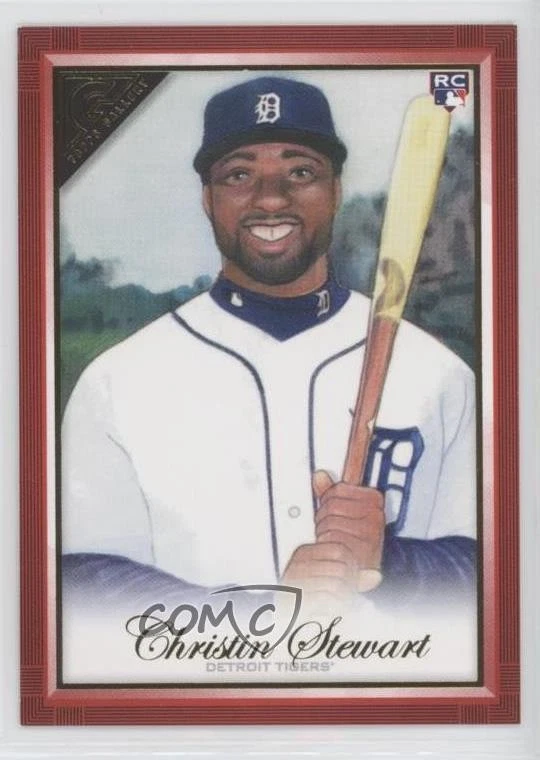 2019 Topps Gallery Red 1/1 Christin Stewart #80 Rookie RC y0i - Image 1 of 3