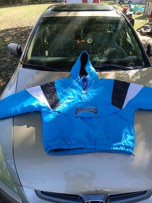 Chaqueta acolchada vintage de los años 90 Carolina Panthers Starter Pro Line NFL Pullover talla XL Foto 1 de 4