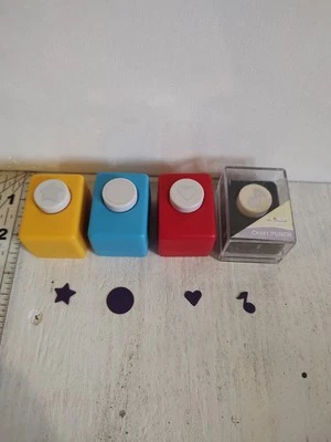 Circle Heart Star & Music Note Small Paper Punches - Image 1 of 2