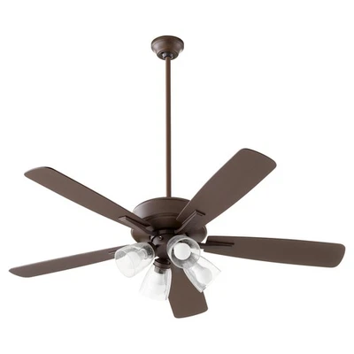 Oiled Bronze 52"Ceiling Fan from the Ovation Collection - Image 1 of 2