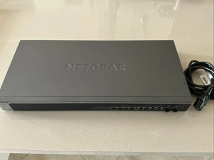 Netgear XS708T V1 8 Port 10-Gigabyte Smart Managed Ethernet Switch - Photo 1/6