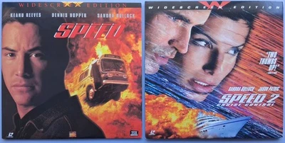 Speed 1 & 2 Laserdisc Bundle Cruise Control 1997 Widescreen Edition Keanu Reeves - Image 1 of 4