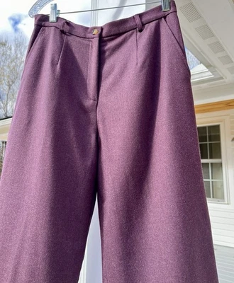 Pantalones de lana para mujer Orvis, 28x30/talla 8, bolsillos totalmente forrados, elásticos laterales Foto 1 de 4
