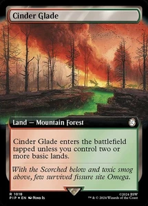 Cinder Glade R Extended Art Surge Foil #1018 | PIP Fallout | MTG - Picture 1 of 1