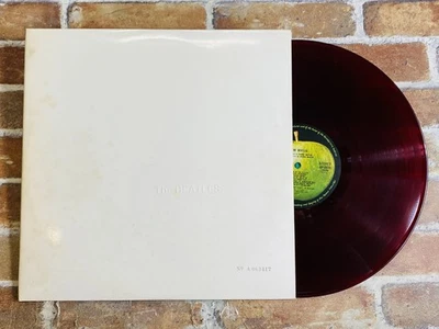 THE BEATLES WHITE ALBUM JAPAN ORIGINAL APPLE RED WAX Poster AP-8570~71 DDP - Image 1 of 4