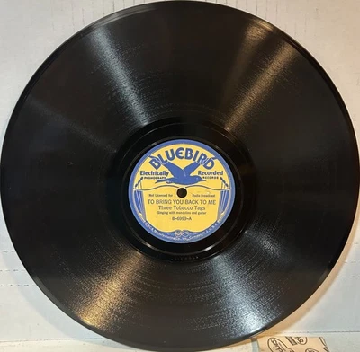 THREE TOBACCO TAGS BLUEBIRD 6999 To Bring You Back To Me/Heart Breaking Blues - Imagem 1 de 2