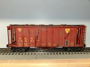 Atlas 6351-1 GATX Airslide Covered Hopper Delaware & Hudson #12801 Weathered! - Picture 1 of 4