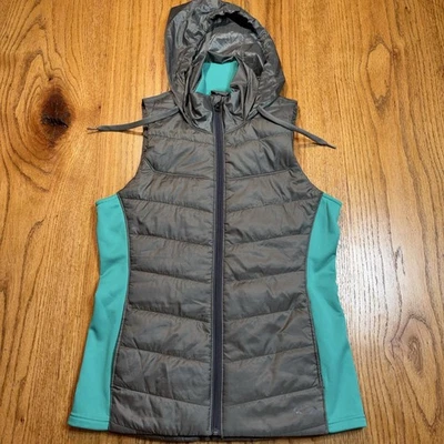 Chaleco acolchado ligero Oakley para hombre gris medio con capucha Foto 1 de 4