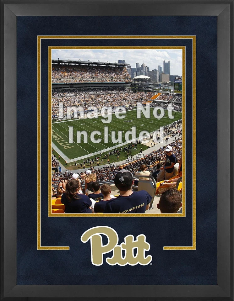 Pitt Panthers Deluxe 16x20 Vertical Photo Frame w/Team Logo - Image 1 of 1