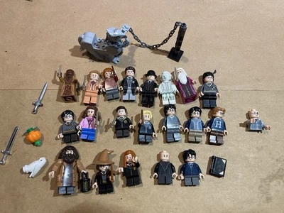 LEGO Harry Potter Minifigure Lot – 20+ Figures w/ Hagrid, Dumbledore, Hermione - Image 1 of 4